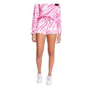 SUNDOWN BY SPLENDID Womens Shorts Pink Tie Drawstring Elastic-waist Juniors L